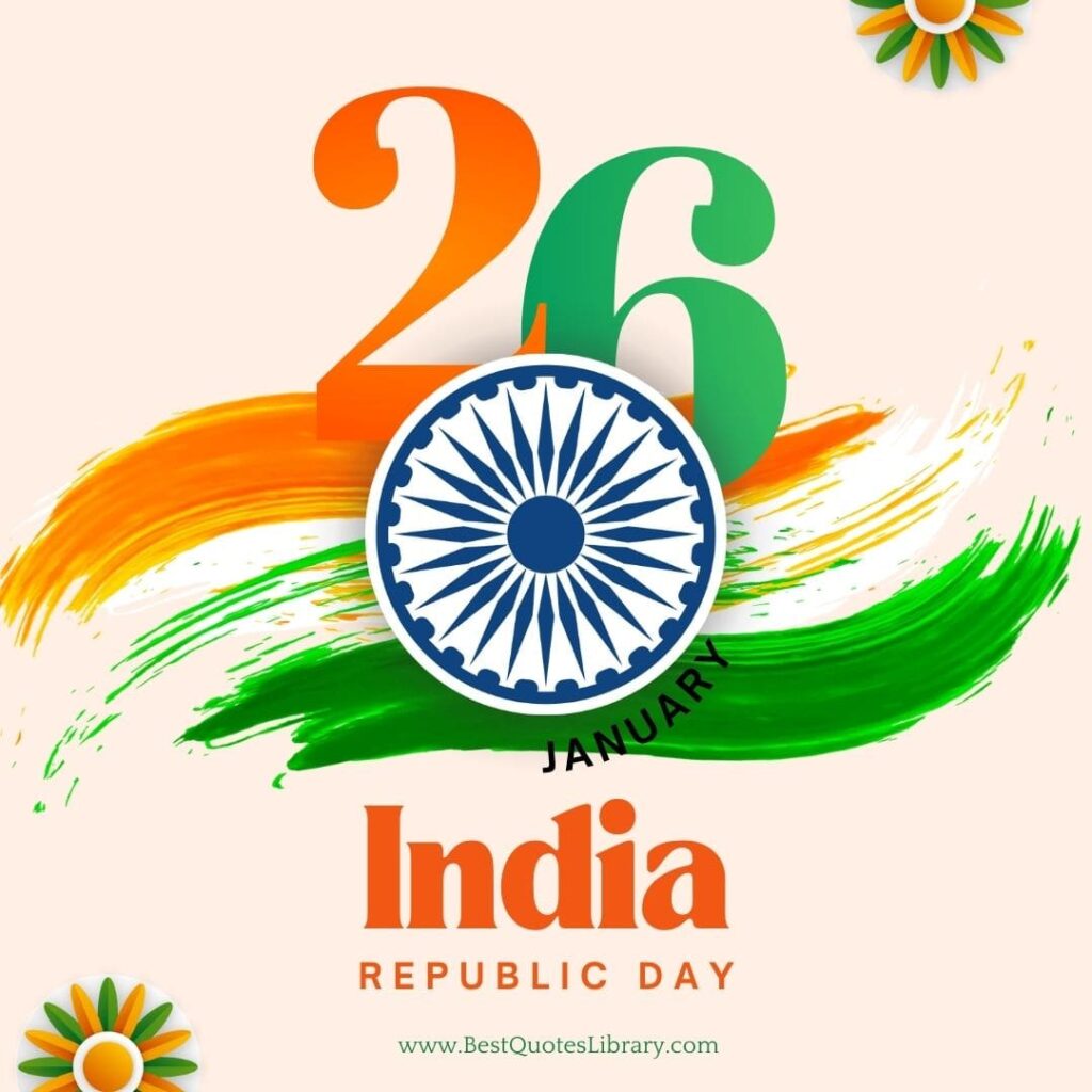 26th january republic day with flower best quotes