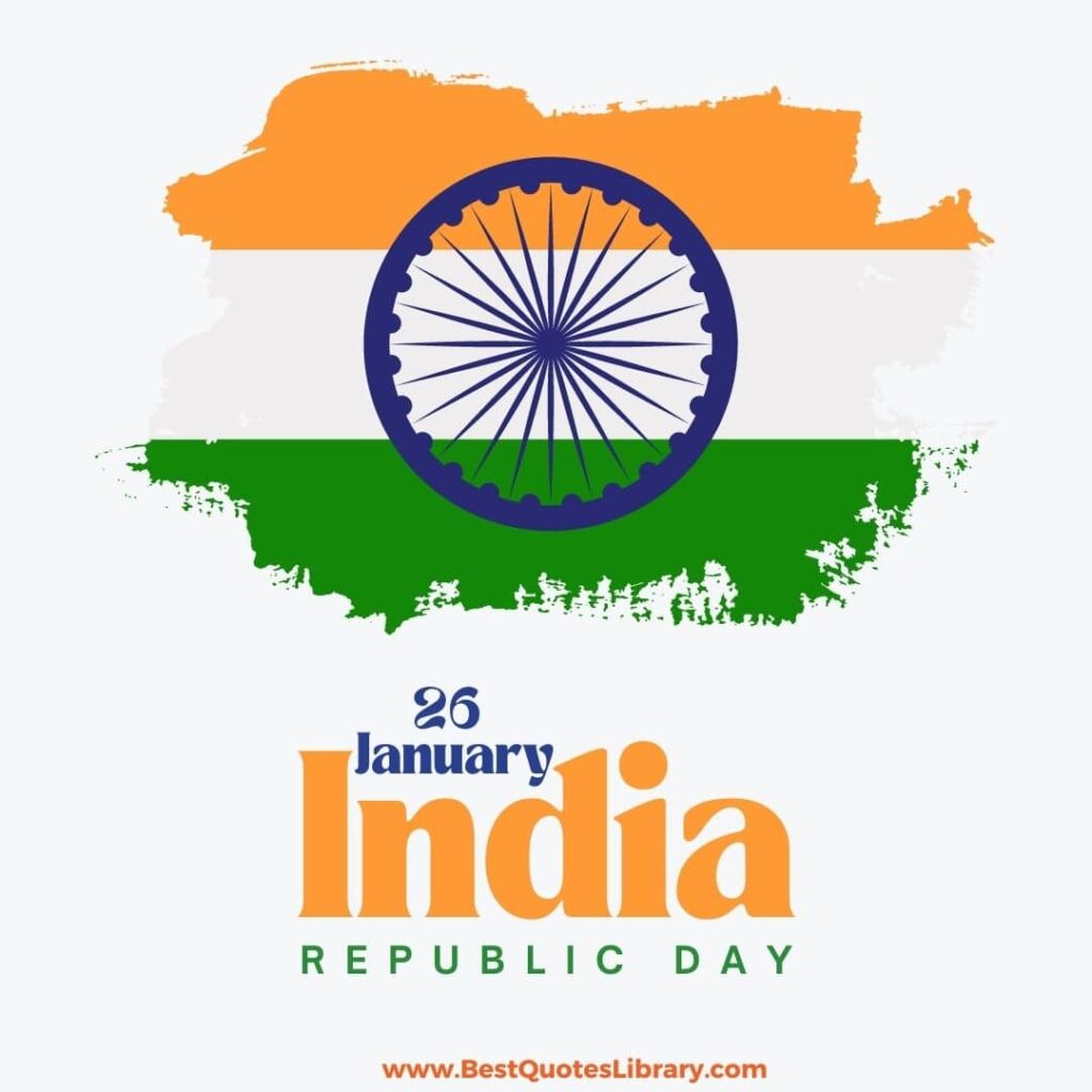 Happy Republic day of India on 26th January