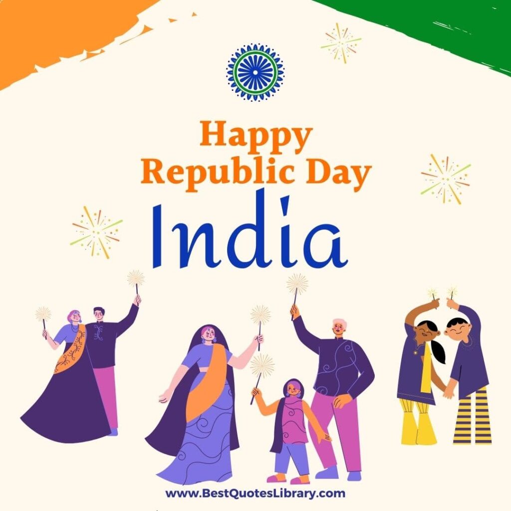 Happy republic day with Indian culture