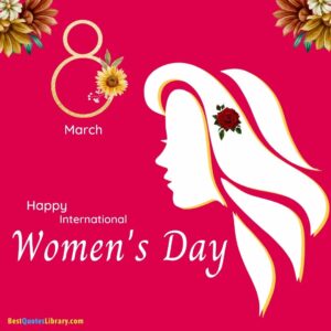 download free images of celebration 8th March international women's day pink background with flowers