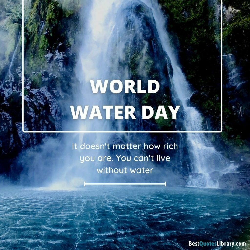 happy world water day quotes